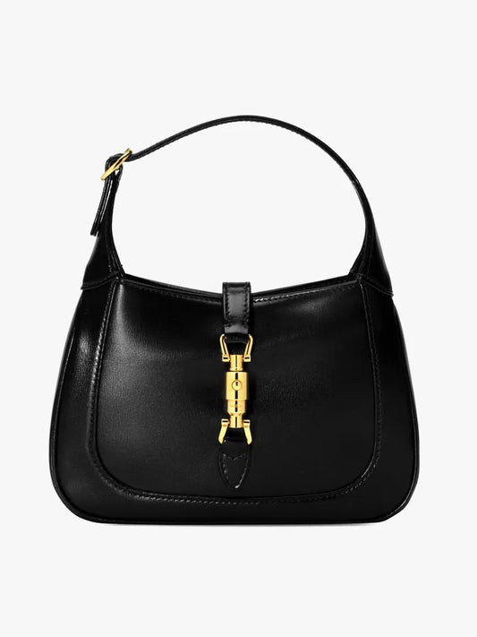Black Classic Buckle Shoulder Bag