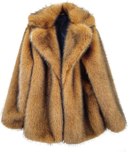 Luxury Faux Fur Oversized Coat